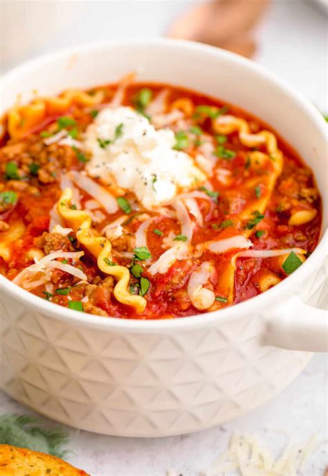 easy recipe for lasagna soup