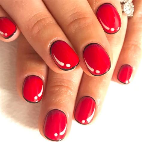 Easy Red Nail Ideas