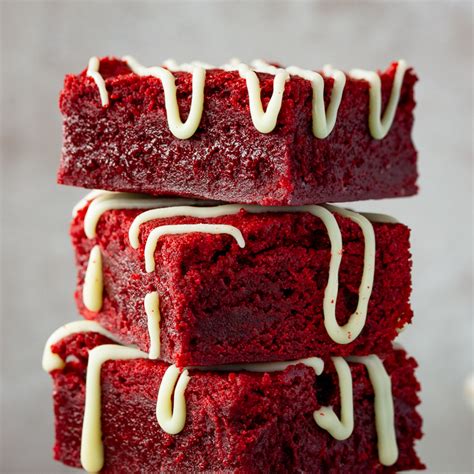 easy red velvet brownies recipe