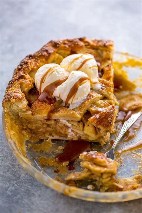 easy salted caramel apple pie