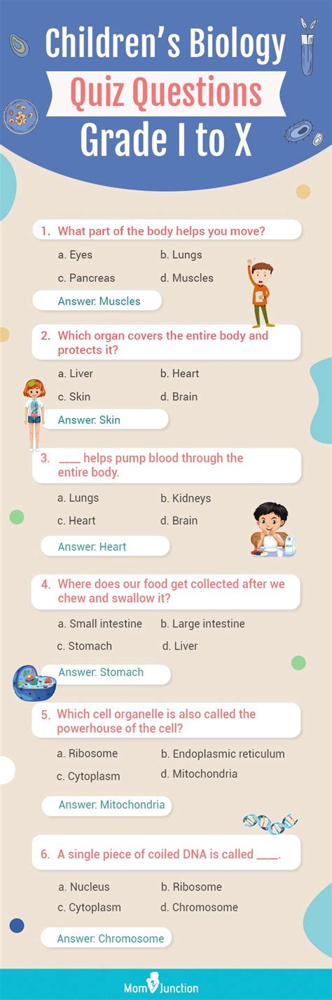 easy science questions with answers for students