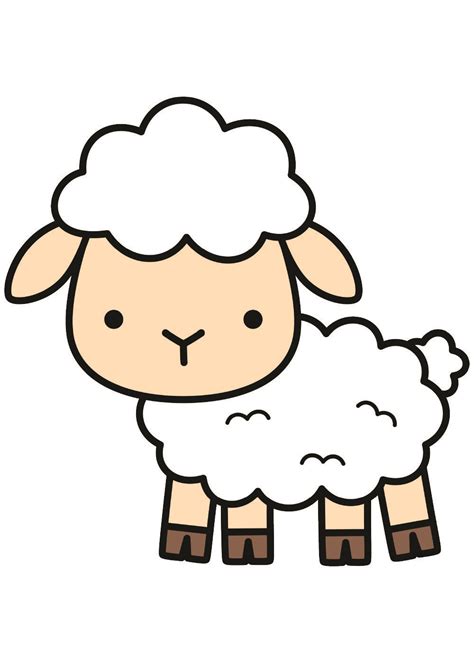 Easy Sheep Drawing