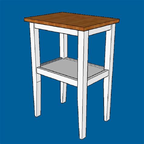 Easy Side Table Woodworking Plans