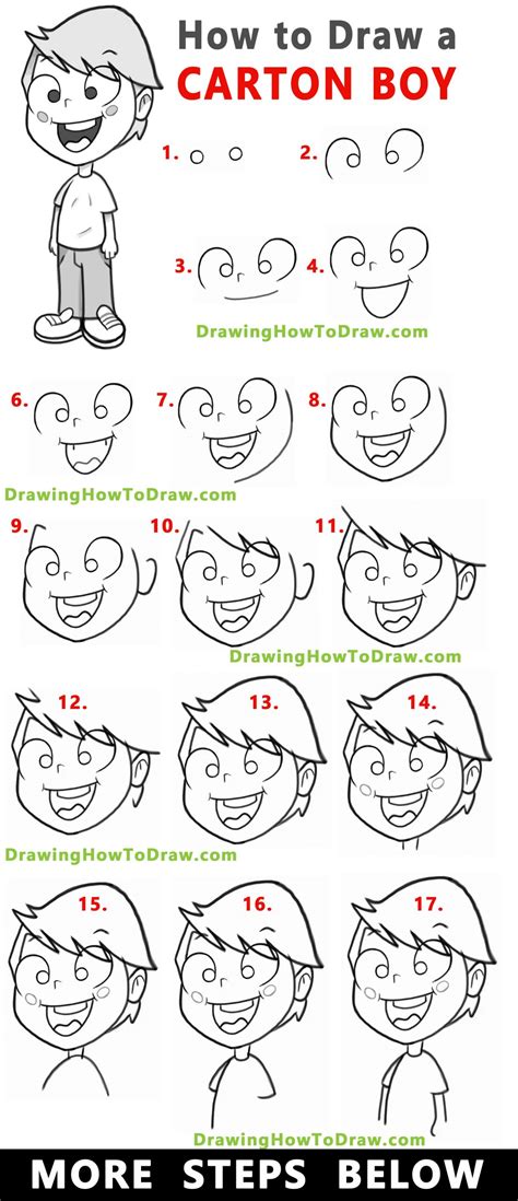 Best Easy Sketches To Draw With Steps Boy Free For Download