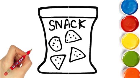 Easy Snacks Drawing