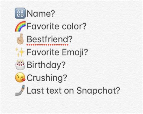 Easy Snapchat Conversation Starters