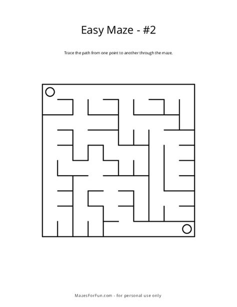 Easy Square Maze