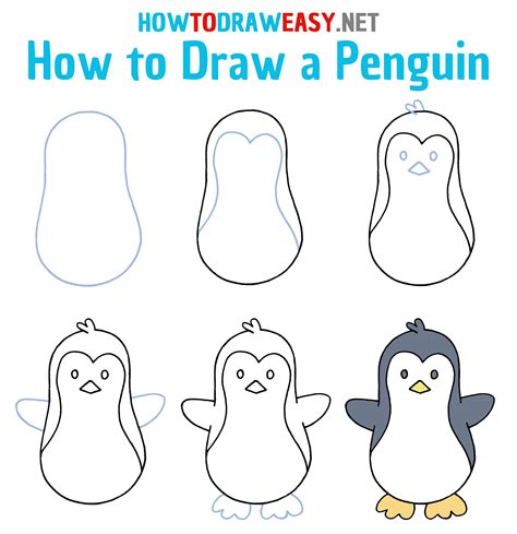 How to draw a penguin Nothing But Penguins