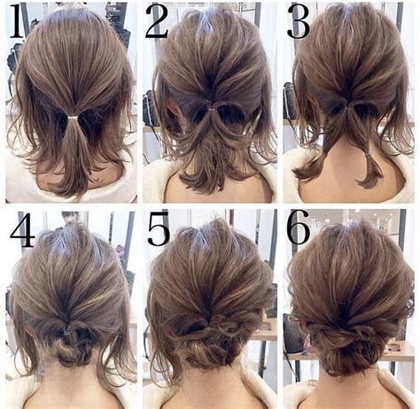 Unique Easy Updo Tutorials For Short Hair Trend This Years