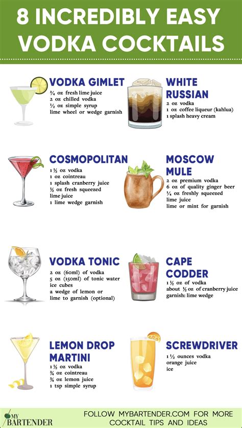 Easy Vodka Drinks Recipes