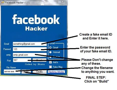 easy way to hack facebook