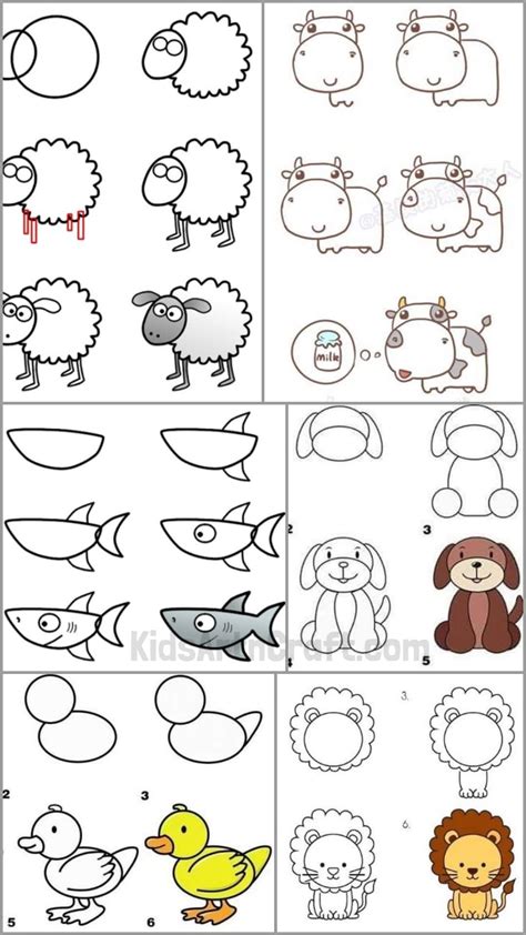 Easy Ways To Draw Animals