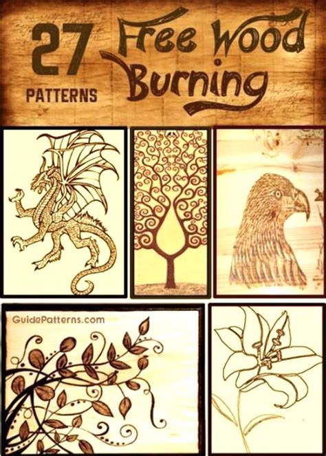 Easy Wood Burning Patterns For Beginners
