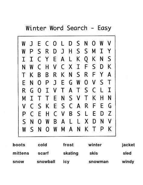 easy word puzzles