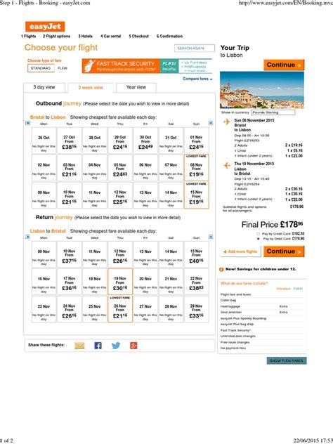 easyjet flights official booking