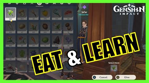 Eat and Learn How to give achievements Jafar! Genshin Impact HoYoLAB