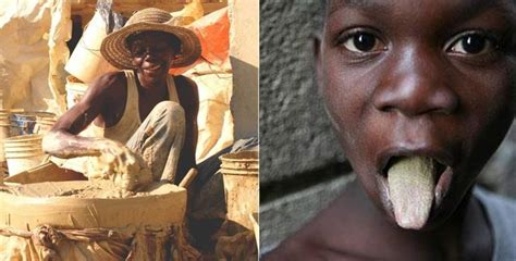 eating dirt in haiti