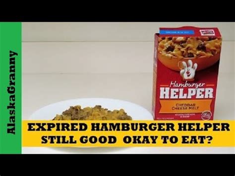 eating expired hamburger helper