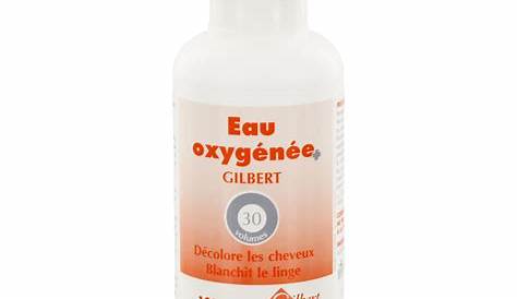 GILBERT Eau oxygénée 30 volumes flacon 125 ml Pharmacie