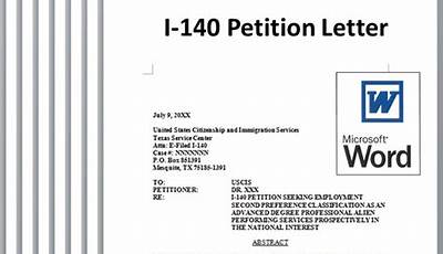 Eb2 Niw Petition Letter Sample