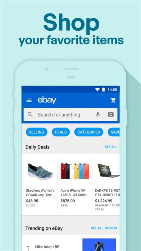 eBay and Amazon Mobile Apps for Customer Service