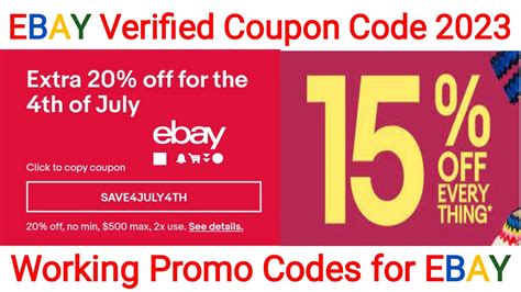 ebay $1 discount coupons