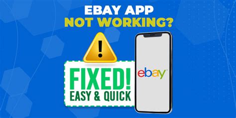 ebay app not working on iphone