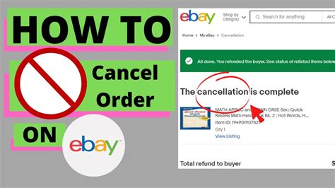 ebay canada cancel order