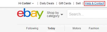 Ebay Contact Options