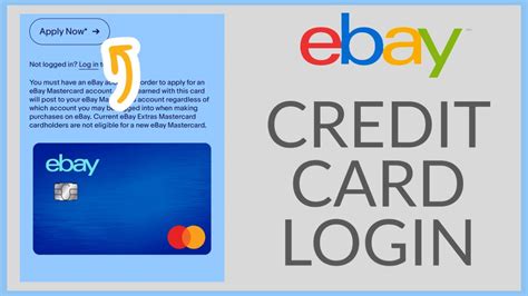 ebay credit card login page