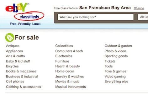 ebay free local classifieds