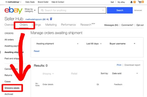 Ebay Free Return Shipping Label