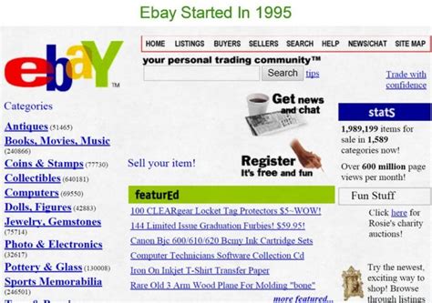 ebay official site home page search history