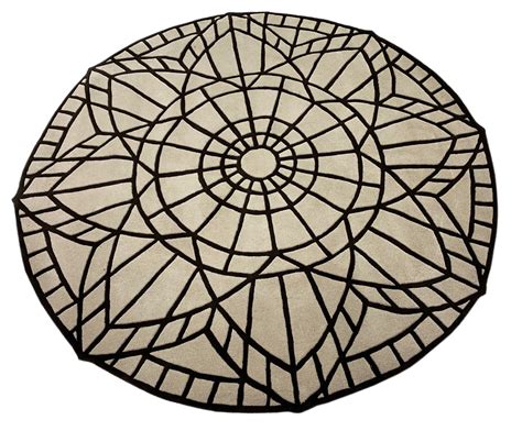 Runder In & OutdoorTeppich, Flachgewebe Mit SisalLook SkandiDesign