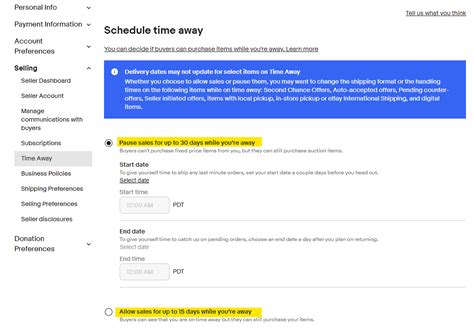 Ebay Schedule A Call