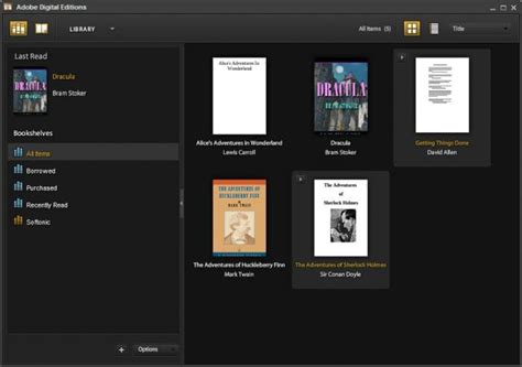 Ebook Reader Adobe Digital Editions