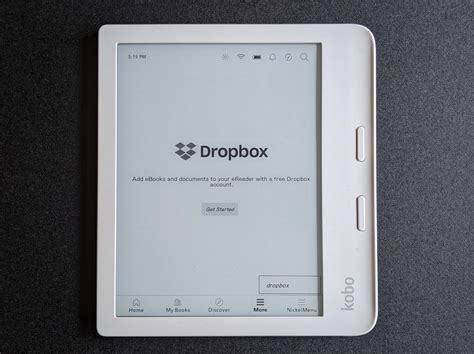 Ebook Reader Dropbox