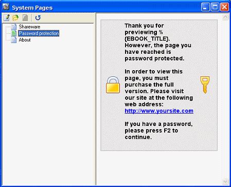 Ebook Reader Password Protection