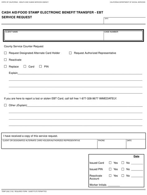 Ebt Nc Benefits Application Printable