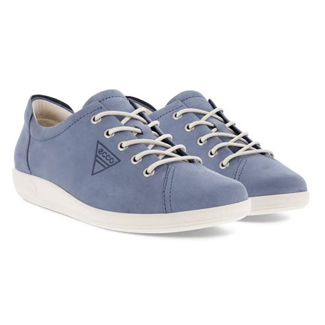 Ecco SOFT 5 sportliche Halbschuhe für Damen in blau www.schuhe.kaufen