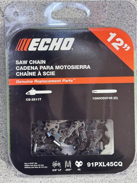 Echo Chainsaw Chain Pitch