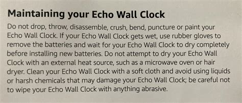 Echo Clock Instructions