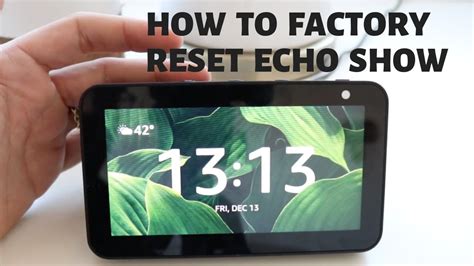 Echo Wall Clock Reset Time