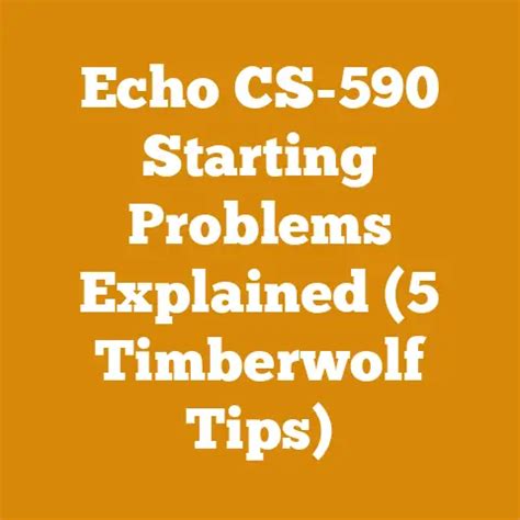An Illustrated Guide to Echo CS 590 Parts