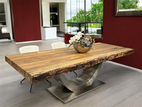 Möbel Baumkante versandfrei kaufen Baumtisch, Holztisch esstisch