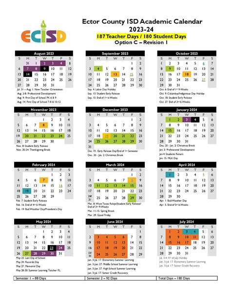 Ecisd 2024 To 2025 Calendar