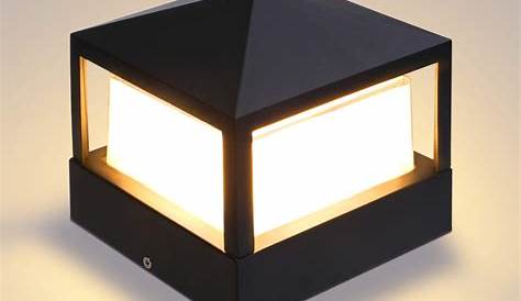 Lampe Solaire Extérieur pour Pilier de Portail Luminaire