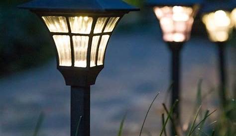Eclairage Exterieur Solaire De Qualite 4 Lampes D'extérieur à LED Fonctionnant à L'énergie