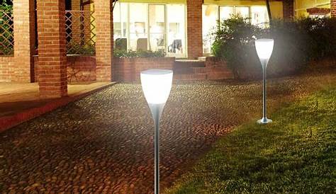 Eclairage Jardin Led Lampadaire Extérieur LED 9,5W Luminaire Lumière IP44