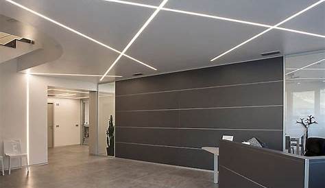 Plafonniers de bureau LED noir/blanc bureau plafond